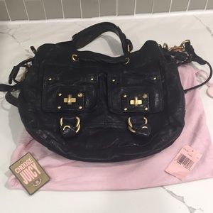 Juicy Couture Leather Hobo Shoulder Bag